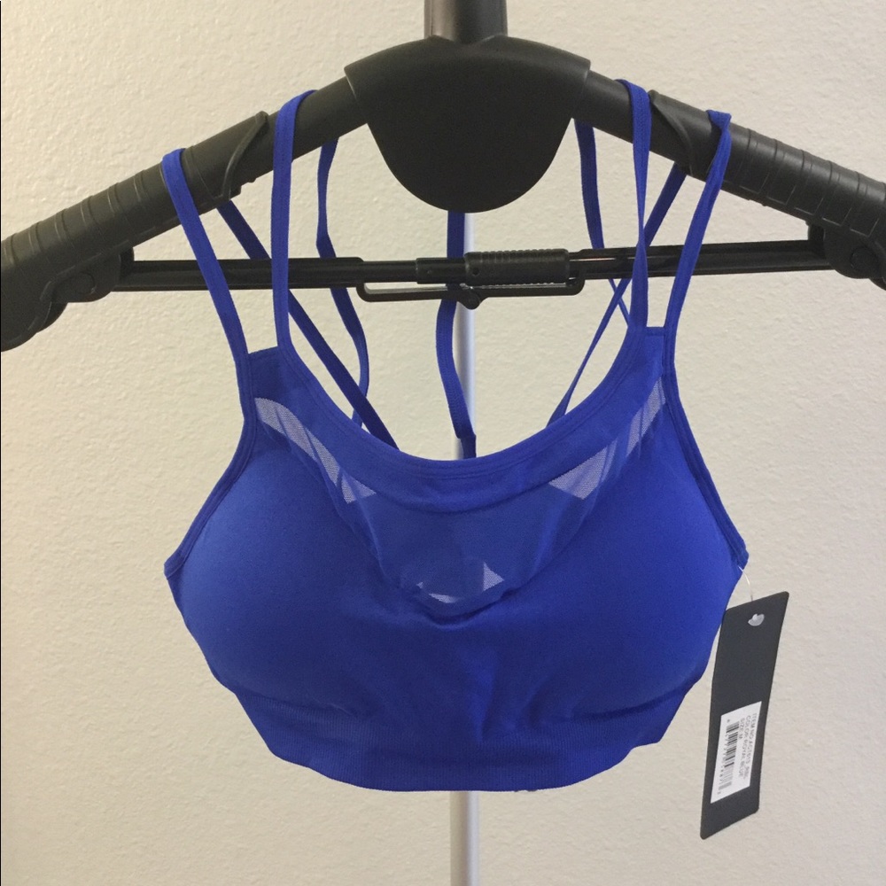 Cute blue sports bra